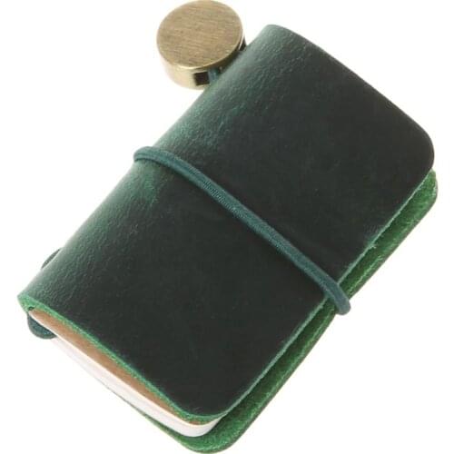 Portable Leather Travel Book Mini Journal Booklet Handmade Cover With Insert Brochure Creative Accessories Writing Gifts