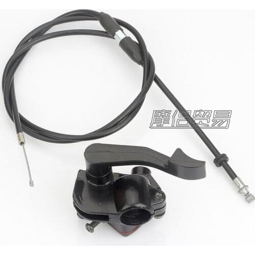 Motorcycle Throttle Lever Thumb Gas Lever Controller Cable Assembly 50-250cc Quad Pit Bike ATV Scooter Motorcycle Accessories