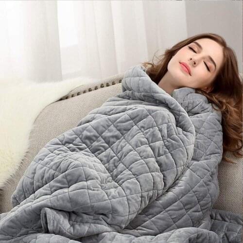1 Pcs Removable Weighted Blanket Comfortable Cotton Fabric Cover Comfortable Heavy Blanket For Children Well Sleeping Breathable