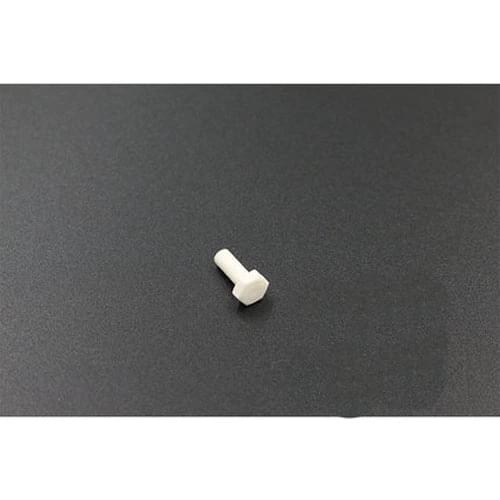 1pcs M6 Hexagon Mechanical Ceramic screw Alumina Zirconia Insulation resistance to high temperature bolt 25mm-80mm Length