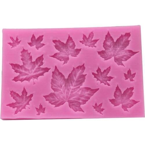 Silicone Leaf Mold Durable Washable Easy Operation Washable Cake Accessory for Kitchen Cake Tools 95X27cm LBShipping