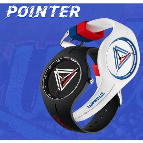 UTHAI BK76 Silicone Sports Watch Waterproof Simple Quartz Trend Contrast Color Student Watch