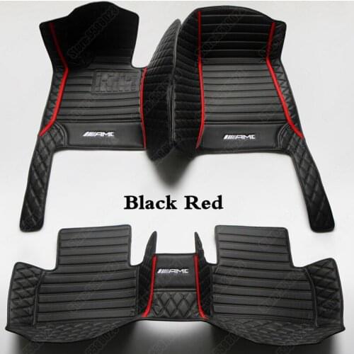 Waterproof Car Floor Mats for BMW 5 Series E60 2002-2010 4door Sedan Leather Non-Slip Auto Foot Pads Automobile Carpet Cover