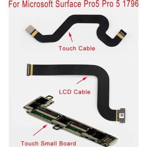 STARDE Replacement Cable For Microsoft Surface Pro5 Pro 5 1796 pro 6 1807 Touch LCD Flex Cable Connectors Small Controller Board