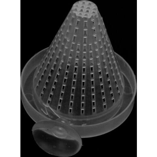 1Pc Plastic Tapered Aquarium Red Worm Feeding Feeder Funnel Cup Fish Food Tool