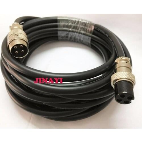 5m 4 pin Core 16mm GX16 Air Plug Male Female Aviation Socket Connector Plug Cable