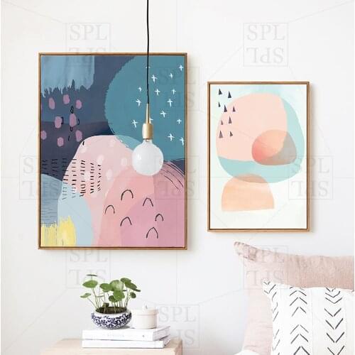 Abstract Graphic Canvas Painting Home Decoration Geometric Wall Picture for Living Room Decor Modern Posters and Prints Wall Art