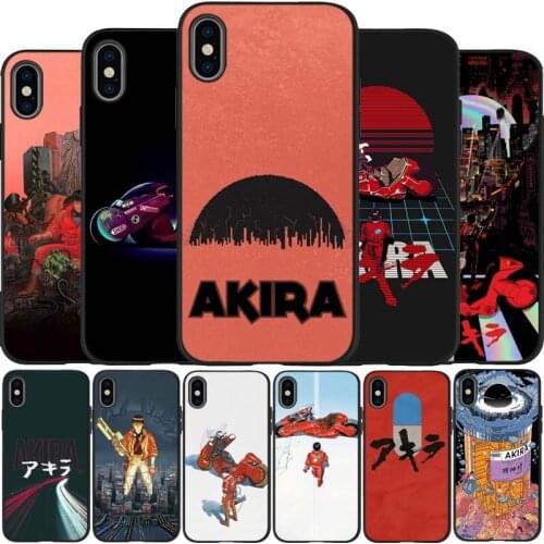 Akira 1988 black Silicone Phone Case For iPhone 12 XR XS Max 5 5S SE 2020 6 6S 7 8 PLUS X 11Pro Max 11 Cover