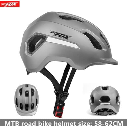 BATFOX cycling helmet road bike specialized helmet men women Ultralight Safety Outdoor Sports Cap city bike helmet aero 58-62CM