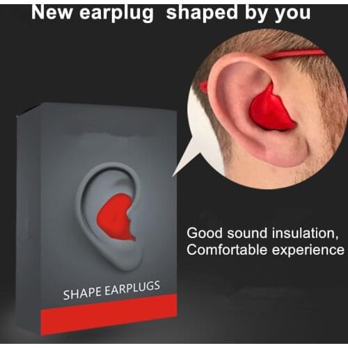 1 Pack Moldable Shaped Ear Plugs Anti-noise Sleeping Guard Soft Anti-snoring Health Care Sleep Quality Tool Equal 60pcs