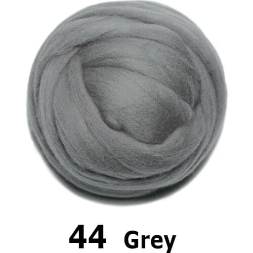 Free shipping handmade Wool Felt for felting 50g Grey Perfect in Needle Felt 44