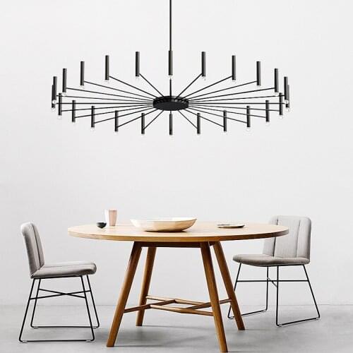 Nordic designer chandeliers contracted ins wind living room hotel clothing store post-modern art lighting
