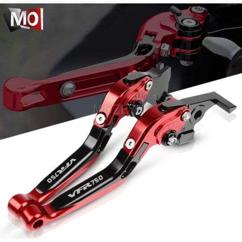 For Honda VFR750 VFR 750 1991-1997 1996 1995 1994 1993 1992 Motorcycle CNC Adjustable Folding Extendable Brake Clutch Levers