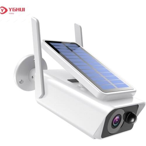 1080P Solar Camera WIFI IR Night Vision Two-Way Audio Video Surveillance Security Wireless Battery CCTV Camera Outdoor