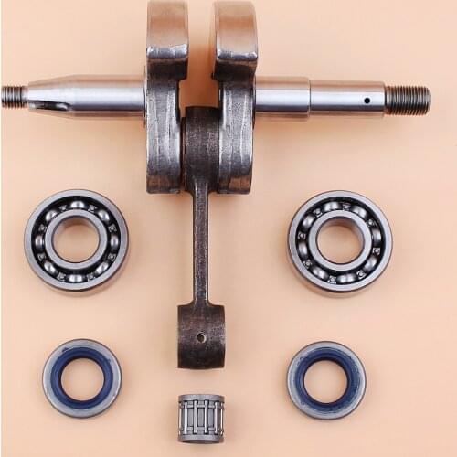 Crank Shaft Crankshaft Ball Bearing Oil Seal Engine Kit For HUSQVARNA 268 61 66 266 272 Chainsaw Motor Parts