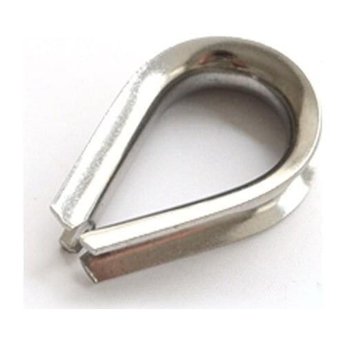 M22 22mm SS304 Stainless Steel Wire Rope Cable Thimbles Galvanized Fastners Rigging Hardware For 22MM Wire Rope Cable