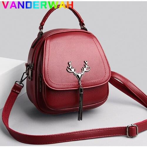 Multifunctional Mini Handle Bag 4 In 1 Female Shoulder Bag Casual Crossbody Small Bagpack Backpacks for Girls Shopping Sac Purse