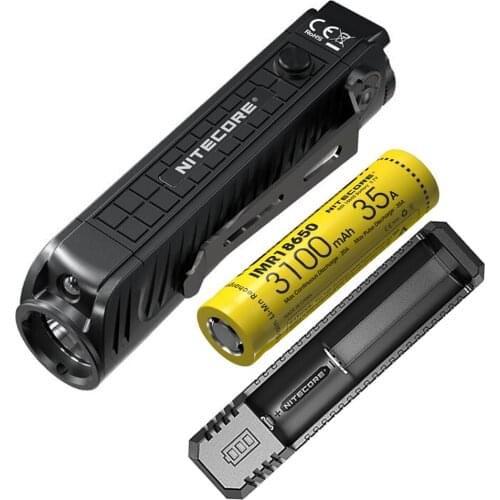 NITECORE P18 Handheld Tactical Flashlight CREE XHP35 HD max 1800 lumen beam throw 182 meters outdoor torch search reacue light