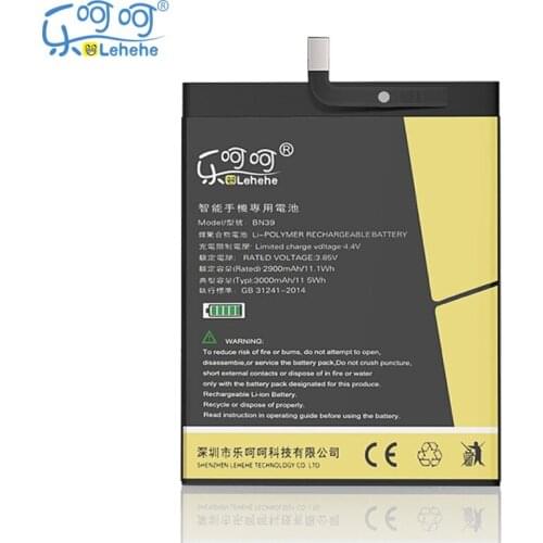 Original LEHEHE Battery for Xiaomi Mi Play BN39 3000mAh High Quality Smartphone Backup Batteries Replacement with Tool Gift