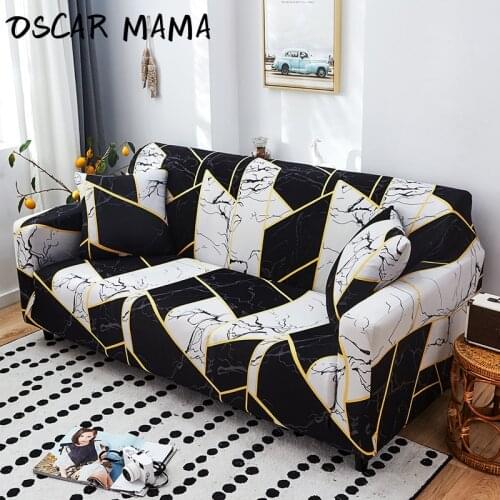 Modern Nordic Geometry Corner Sofas 1 2 3 4 Seater Extensible Couch Case Armchairs Slipcovers Chaise Cover Lounge Living Room
