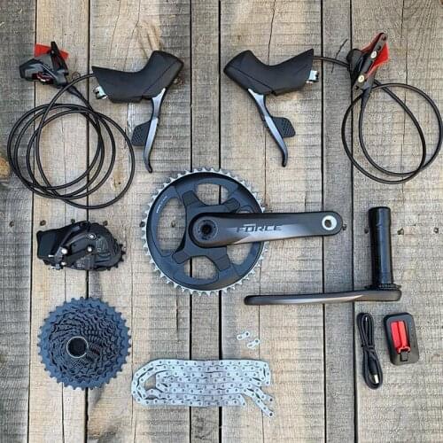 SRAM FORCE AXS ETAP groupset 1*12S 2*12s road bike electronic groupsets hydraulic disc brake