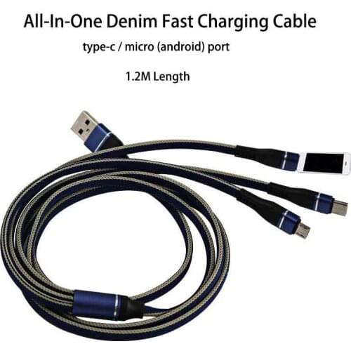 Multi usb charging cable for samsung s20 s10 type c fast charge cable for huawei p30 p40 mate20 micro usb line for oppo vivo lg