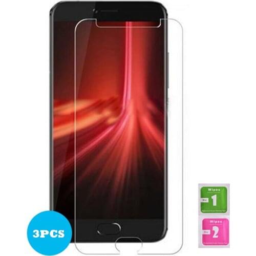 3PCS 9H Tempered Glass For Umidigi Umi Z1 Pro (Not Full Cover) Screen Protector 5.5 Inches Ultra-thin Z1 Pro Screen Saver Guard