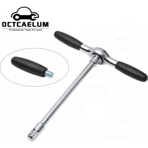 1/2" T Type Socket Ratchet Wrench Two-Way 45 Teeth Fast Casing Wrench Car Motorcycle Repair Tool