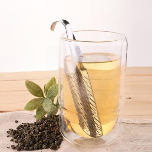 1PC Steel Tea Pipe Tea Strainer New Cup HangingTea Strainer Tea New Tea Kitchen Infuser Accessories Accessories L4I7