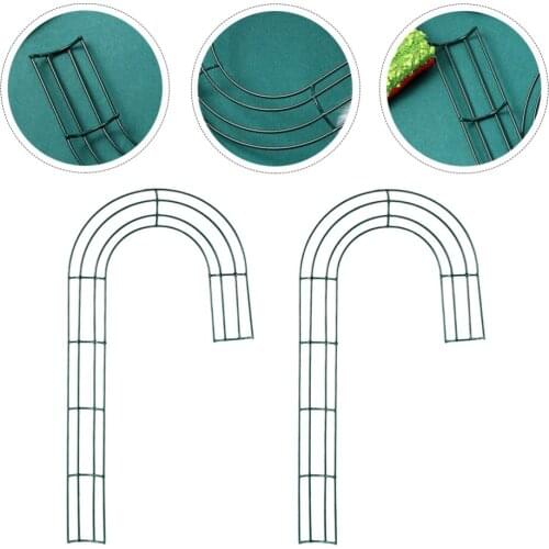 4Pcs Christmas DIY Wreath Cane Shape Frame Decor Loop Flower Hanging Loop