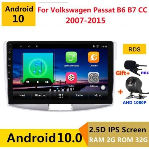 Android 10 Car DVD Multimedia Player GPS For Volkswagen VW Passat B6 B7 CC 2007 08 09 - 2015 audio auto radio stereo navigation