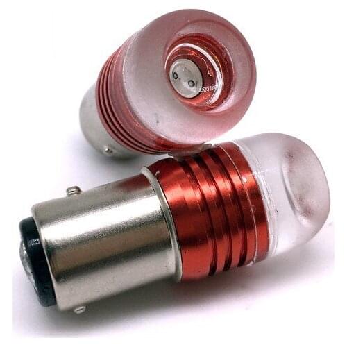 White flashing brake light highlight car flashing led brake bulb rear fog car tail light T20 1157 1156