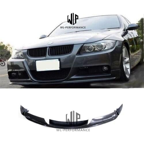 E90 MP Style Fashion Carbon Fiber Auto Car Front lip Aprons Splittter For BMW E90 3 Series 05-08 Car Body Kit Particular