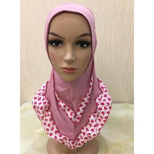 H1116 beautiful small girl hijab with chiffon layer,small girl muslim scarf,fast delivery,assorted colors