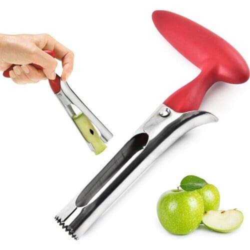 Premium High-quality Fruits Corer Stainless Steel Pear Core Remover Tool Home with Sharp Serrated Blade Durable Easy-to-Use Shoo
