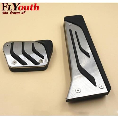 Stainless Steel Pedal Cover For BMW E46 E60 E92 E93 X5 X6 F30 F10 Non-Slip No Drilling Brake And Accelerator Pedal Covers