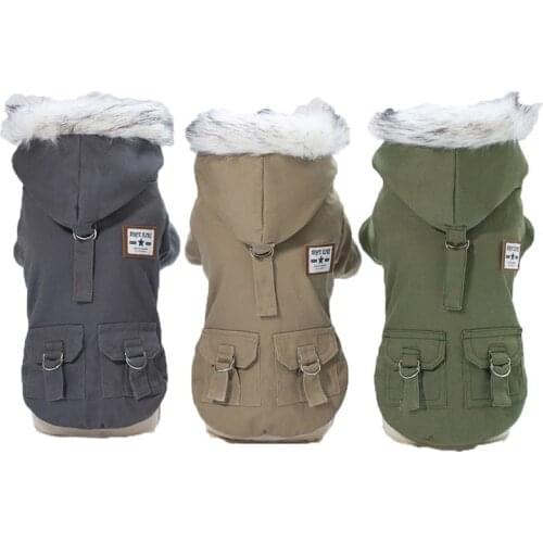 Pet Dog Clothes Winter Clothing For Dogs Large Thicken Dog Coat Jacket Warm Pet Dog Puppy Outfit For Chihuahua Ropa Perro