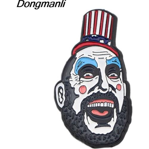 P4040 Dongmanli Corpses Captain Ghost Enamel Pins Metal Collar Pins Brooches Brooch Jewelry Lapel Pin Badge
