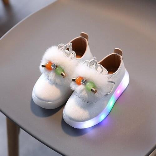 Size 21-30 Baby Toddler Glowing Shoes Children Led Breathable Shoes Boys Glowing Sneakers Girls Sneakers with Luminous Sole