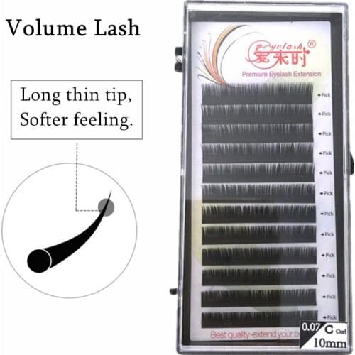NEWCOME B C CC D Curl Eyelash Extension 0.03mm Thickness Soft All Size Individual False Eye Lashes Extension Faux Mink Eyelashes