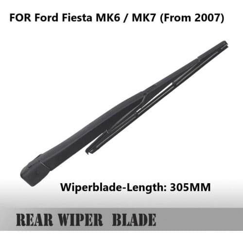Rubber Rear Window Windscreen Wipers Windshield Wiper Blades For Ford Fiesta SET BRAND NEW 2008-2013 wipers