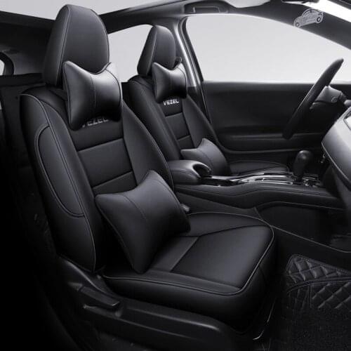 Luxury Custom Fit Car Seat Cover For Honda Vezel 2014 2015 2016 2017 2018 2019 Leather Waterproof Auto Accessories Seat Covers