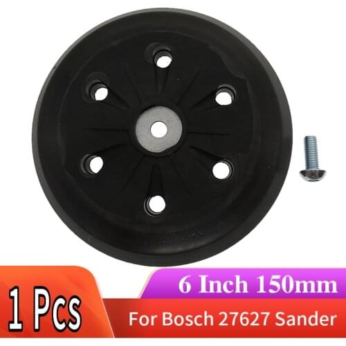 6 Inch 148 MM 6-Hole Hook and Loop Sanding Pad Sander Backing Pad Dust Free Abrasive Power Tools For 27627 Sander Sanding Disc