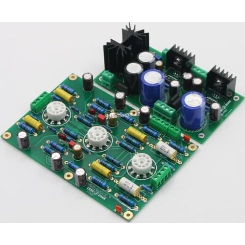 Standard Edition Hifi RIAA MM EAR834 Tube Phono Stage Amplifier board With DC260V Power Supply Board