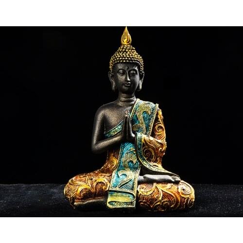 Buddha Statue Buddhism Decorative Buddha Decoration Ornament for Meditation Yoga Zen Decoration Collectibles