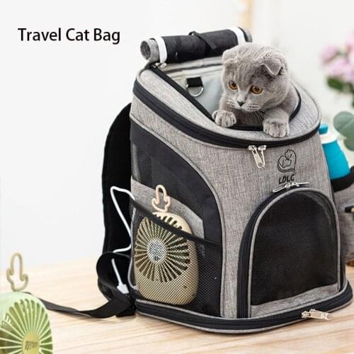 Cat Carrier Bags Breathable Pet Carriers Small Dog Cat Backpack Travel Space Capsule Cage Pet Transport Bag Carrying For Cats