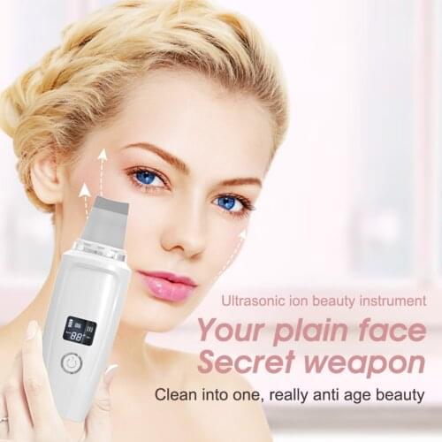 Ultrasonic Convenience Shovel Blackheads Machine Deep Face Cleansing Machine Facial Pore Cleaner For Woman SANA889