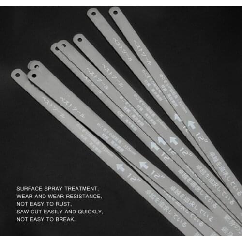 1Pc 300mm 12-inch Mini Hacksaw Blade Stainless Steel Hand Saw Blade Frame Gereedschap Houtbewerking Testere
