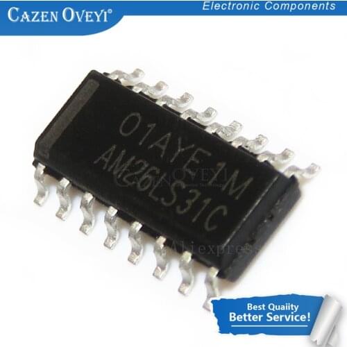 10pcs/lot AM26LS31CDR AM26LS31SC AM26LS31C AM26LS31CD AM26LS31 AM26LS32AC AM26LS32 SOP-16 In Stock