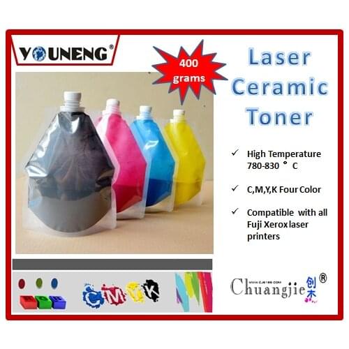 4 Colors/set Toner Powder Compatible For xerox 6510 6500 215 color copier CMYK 100g/color 400g